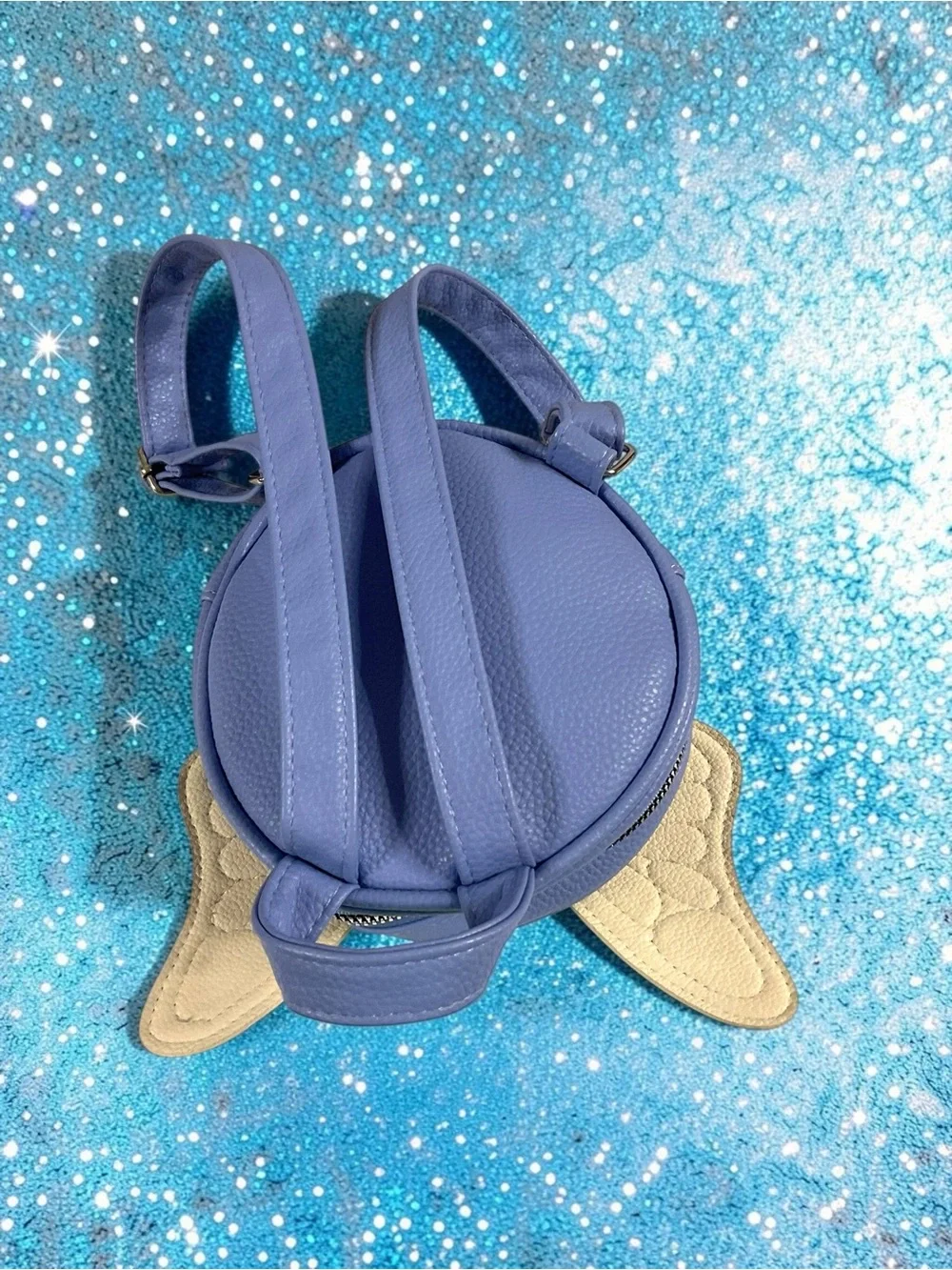 Cupcakes & Cashmere Kids Butterfly Backpack - Blue and Cream